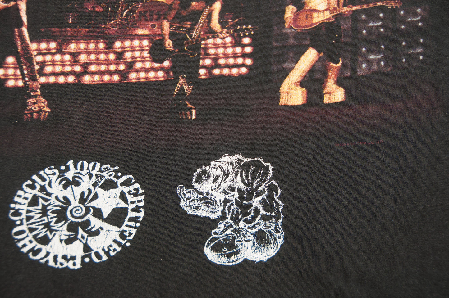 Vintage Kiss Psycho Circus Live in 3D t-paita 90-luvulta (XL)