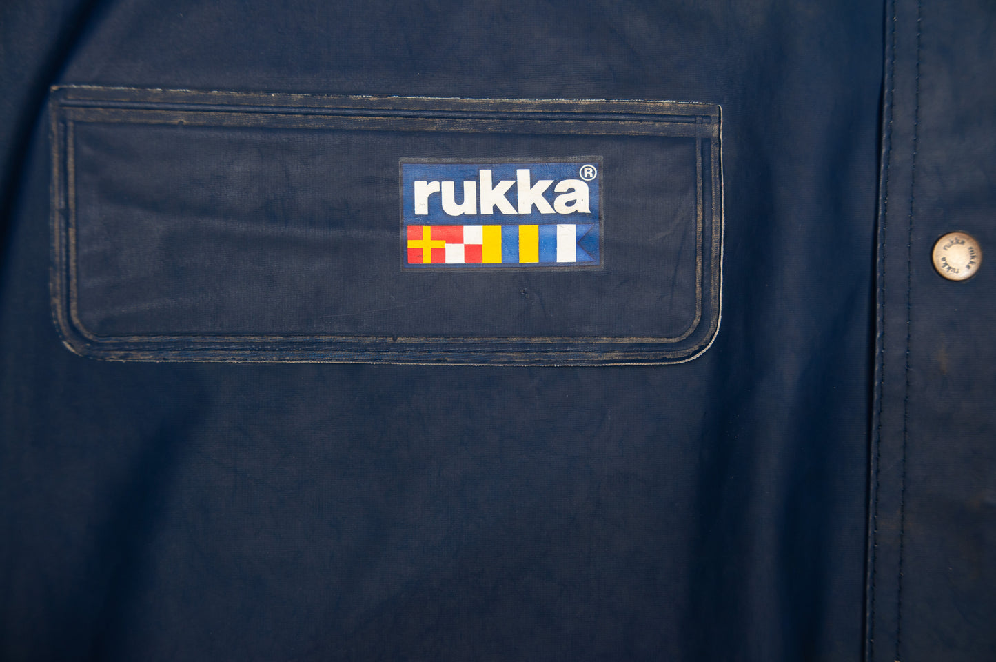 Vintage Rukka Lehmus sadetakki 90-luvulta (S)
