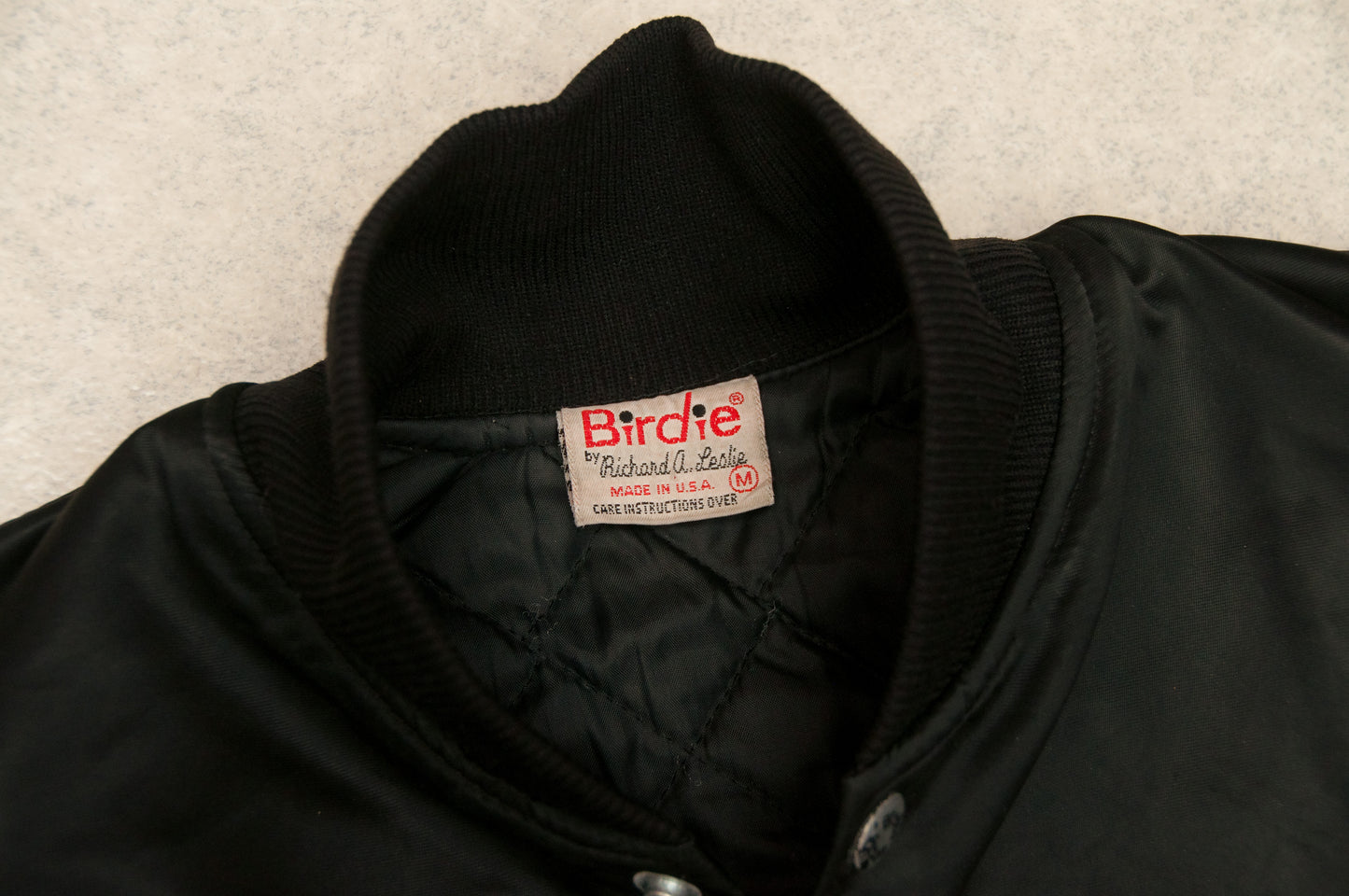 Vintage Birdie x Mechanical Division satiinitakki 80-luvulta (M)