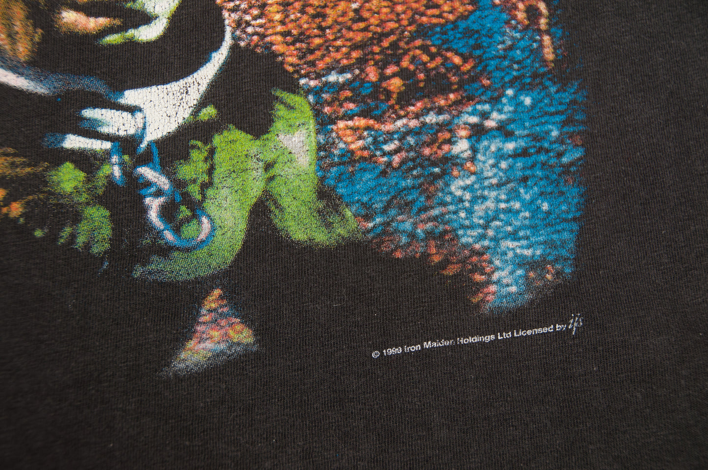 Vintage Iron Maiden Ed Hunter t-paita 90-luvulta (L)