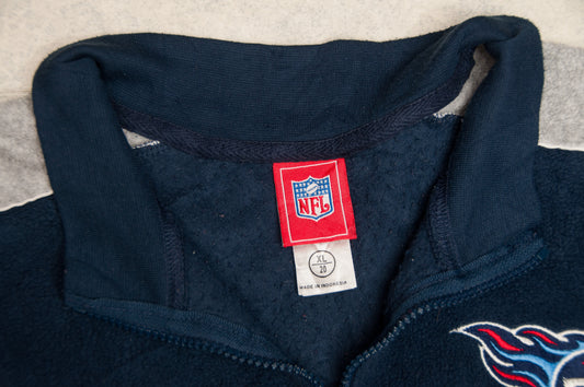 Y2K NFL Tennessee Titans 1/3-zip fleecepaita (S)