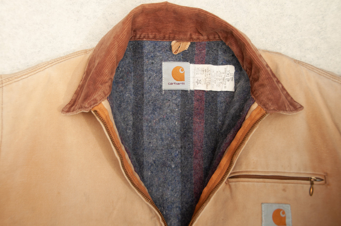 Vintage Carhartt Detroit työtakki 90-luvulta (S)