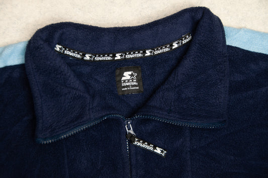 Vintage Y2K Carolina Tar Heels x Starter fleecepaitatakki (L)