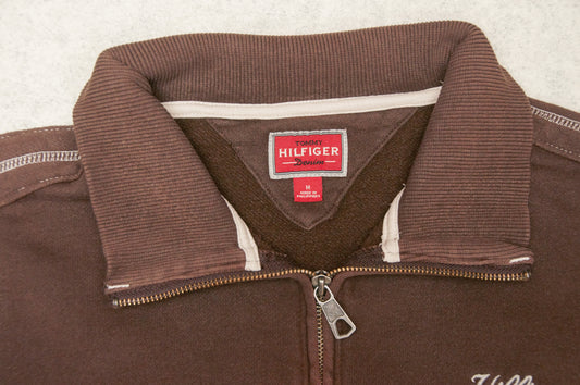 Vintage Y2K Tommy Hilfiger Denim 1/4-zip-paita (M)