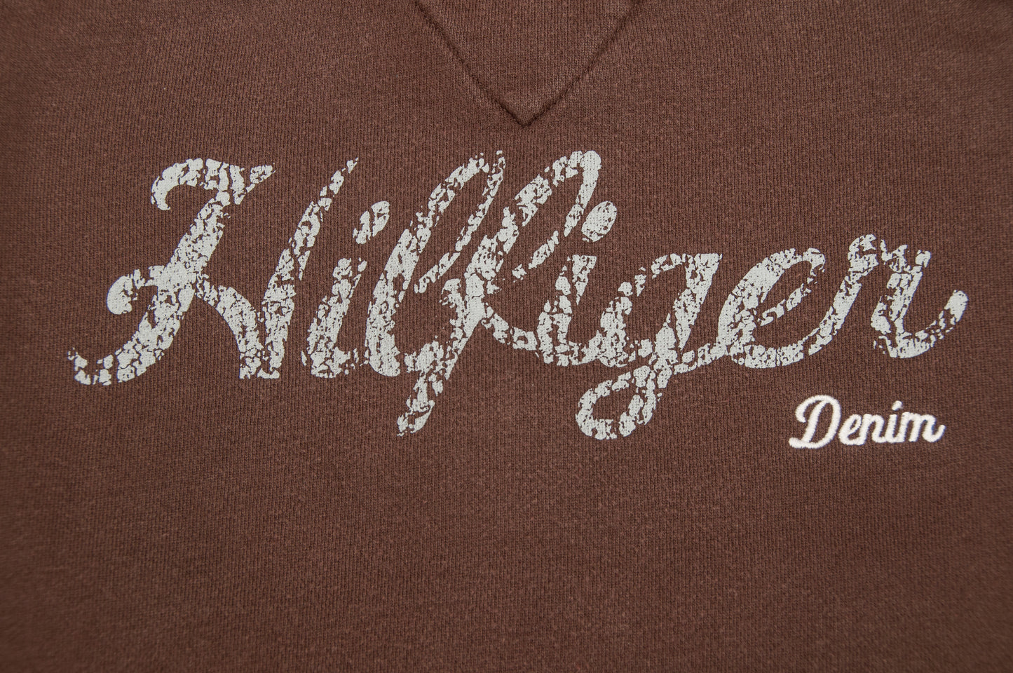 Vintage Y2K Tommy Hilfiger Denim 1/4-zip-paita (M)