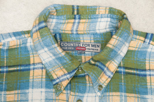 Vintage Country for Men flanellipaita 80-luvulta (XXL)