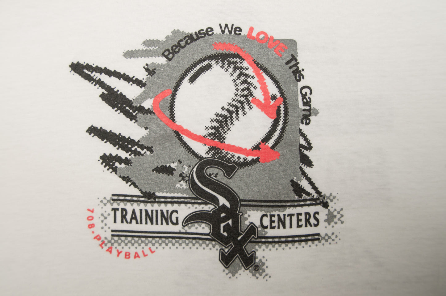 Vintage MLB Chicago White Sox Training Centers t-paita 90-luvulta (S)