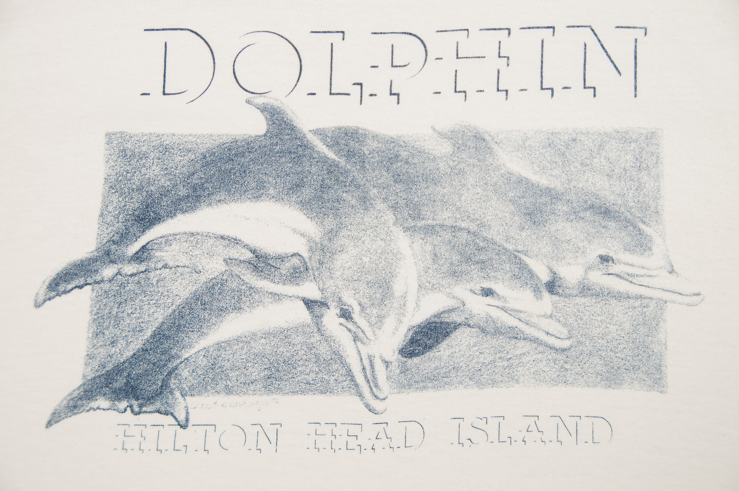 Vintage Dolphin - Hilton Head Island t-paita 90-luvulta (S)
