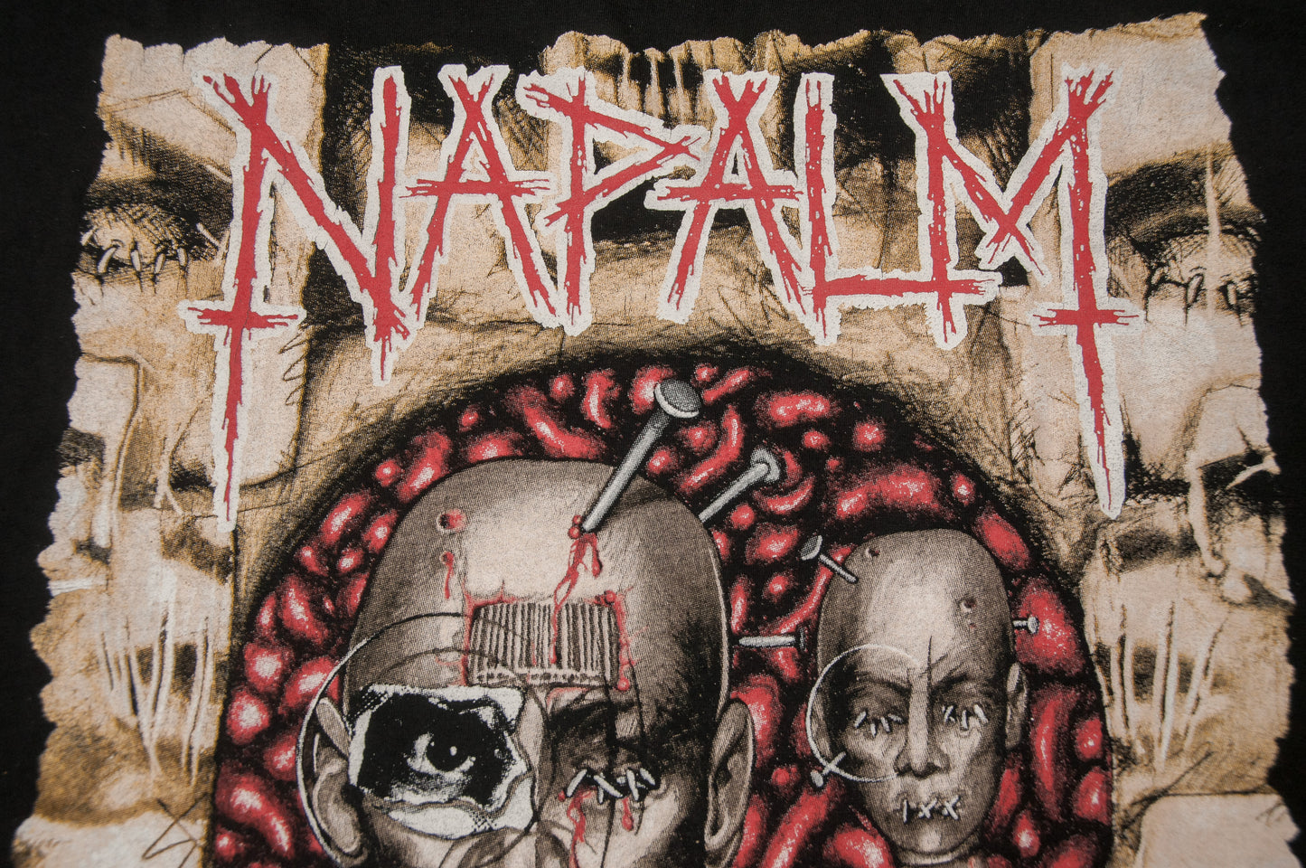 Vintage Napalm Death - Plague Rages paita 90-luvulta (L)
