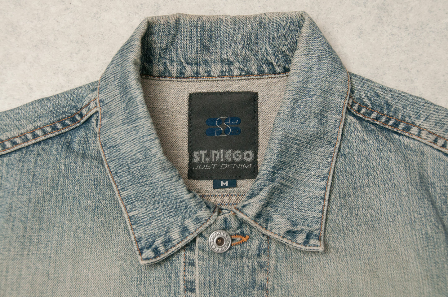 Vintage St. Diego farkkutakki 90-luvulta (S)