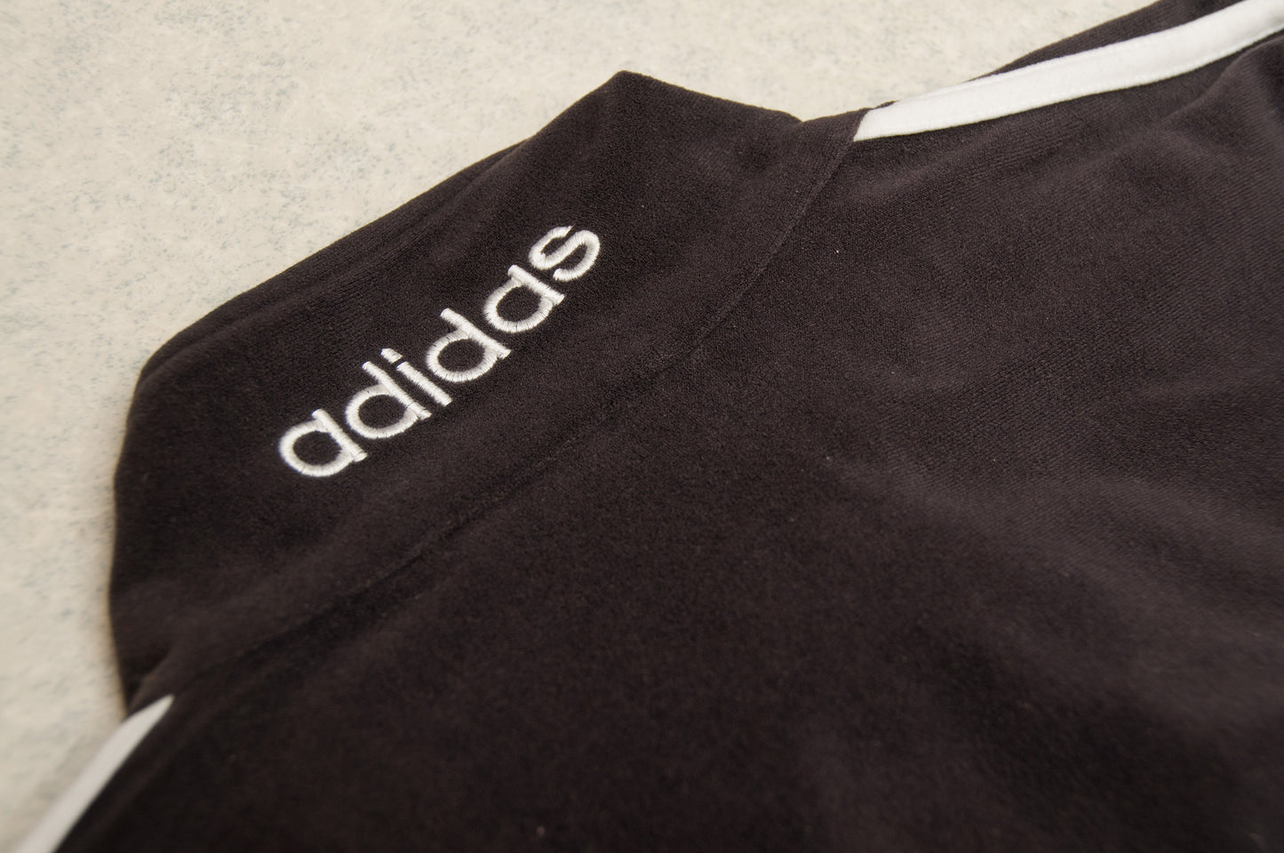 Vintage Adidas Fiftyone velourtakki 90-luvulta (M)