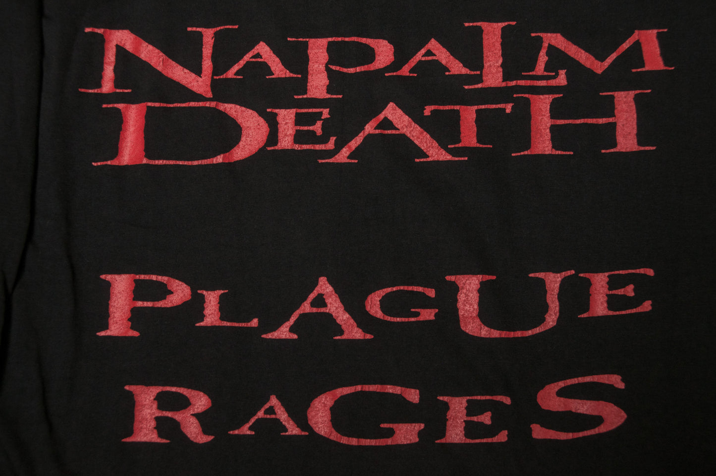 Vintage Napalm Death - Plague Rages paita 90-luvulta (L)
