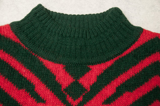 Vintage United Colors of Benetton villapaita 80-luvulta (L)