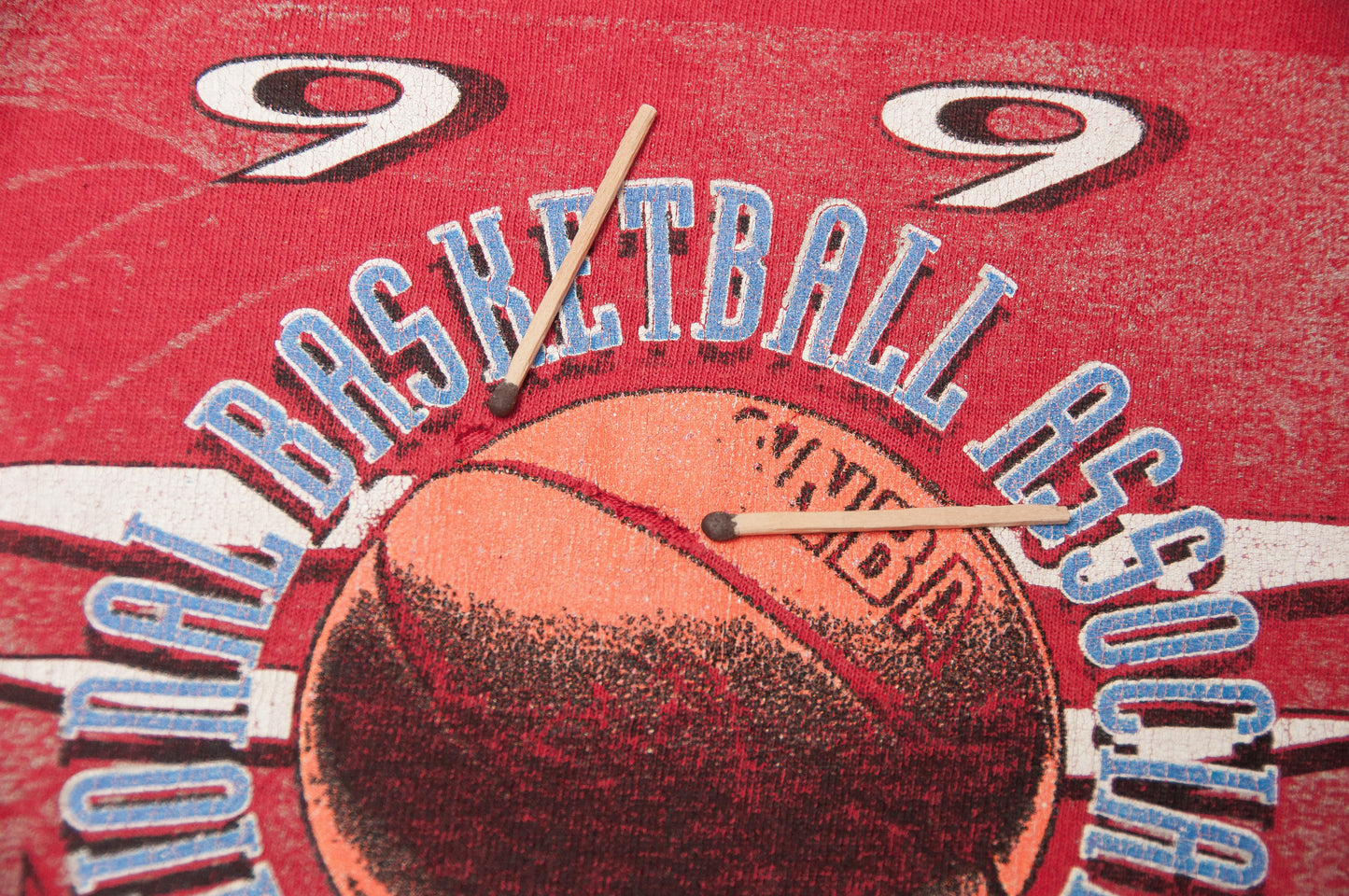Vintage NBA Chicago Bulls vs Portland Blazers t-paita 90-luvulta (M)
