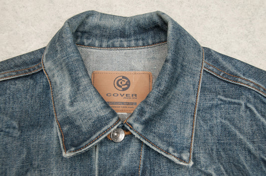 Y2K Cover Jeans farkkutakki (L)