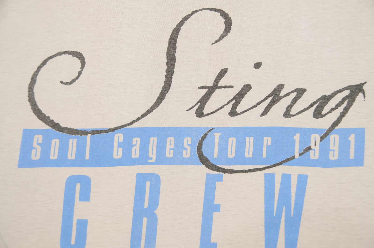 Vintage Sting - Soul Cages Tour 1991 t-paita 90-luvulta (M)