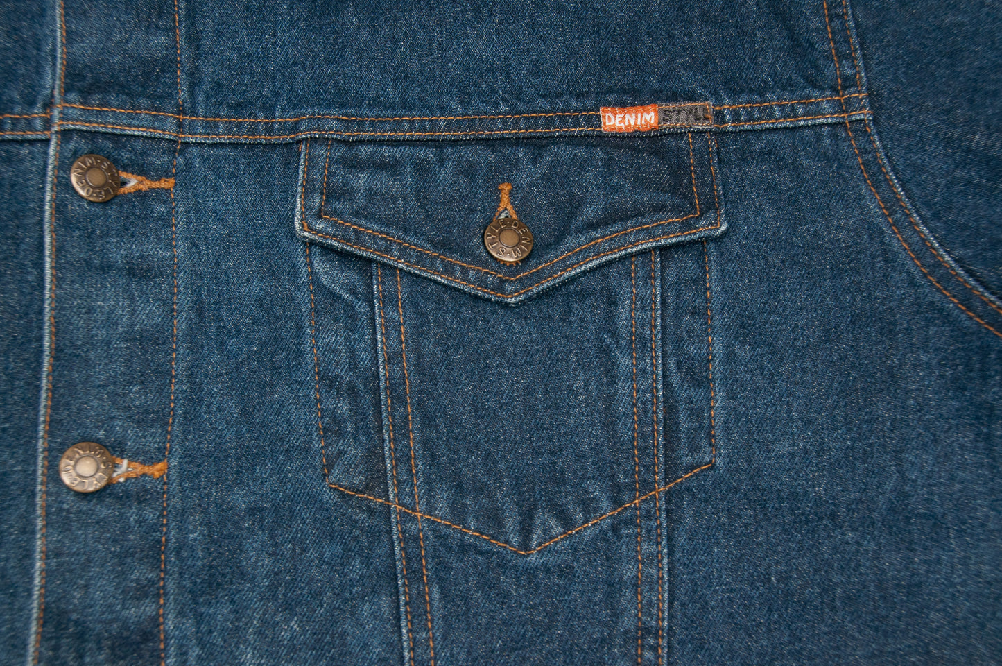 Vintage Denim Style farkkutakki 90-luvulta (XXL)