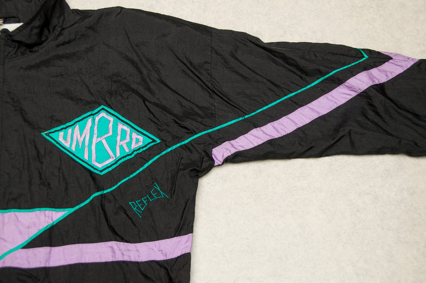 Vintage Umbro Reflex tuulitakki 80-luvulta (XS)