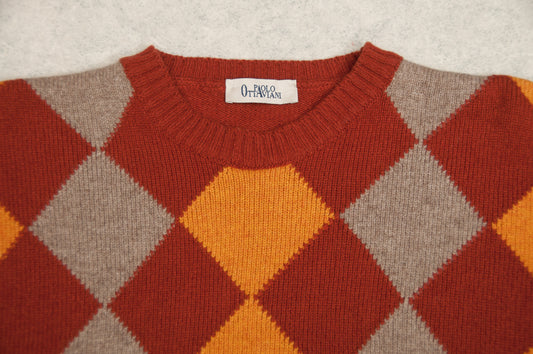 Vintage Paolo Ottaviani villapaita 90-luvulta (L)