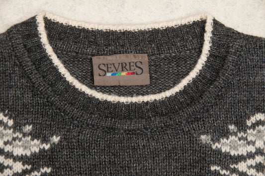 Vintage Sevres villapaita 80-luvulta (L)