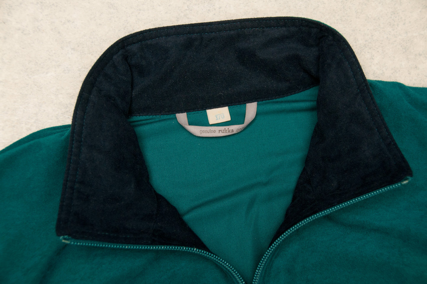 Vintage Rukka velourtakki 90-luvulta (L)