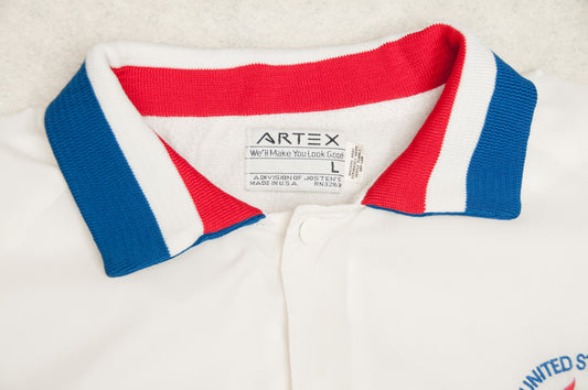 Vintage Artex x United States Olympic Training Center satiinitakki 90-luvulta (L)