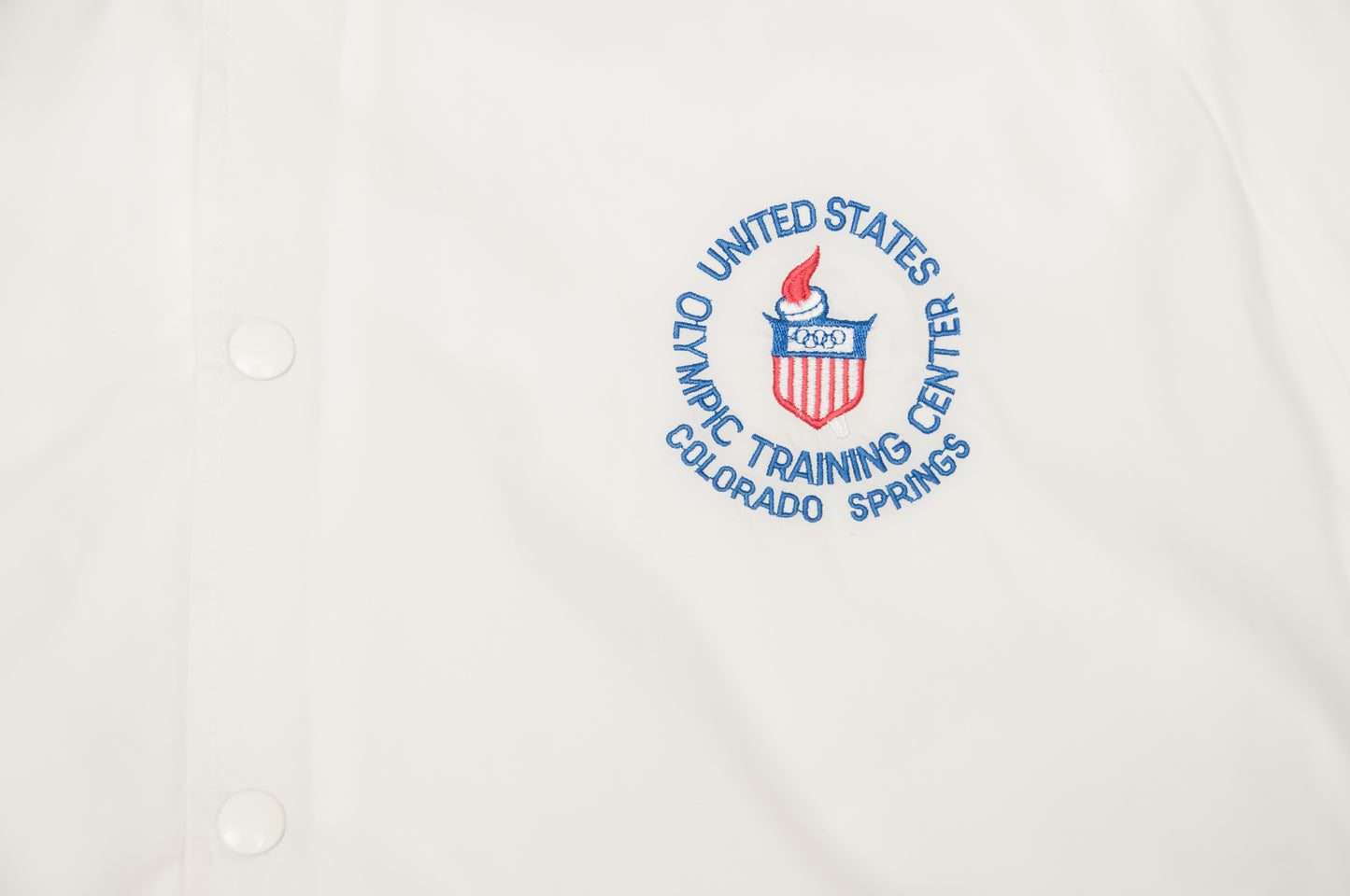 Vintage Artex x United States Olympic Training Center satiinitakki 90-luvulta (L)