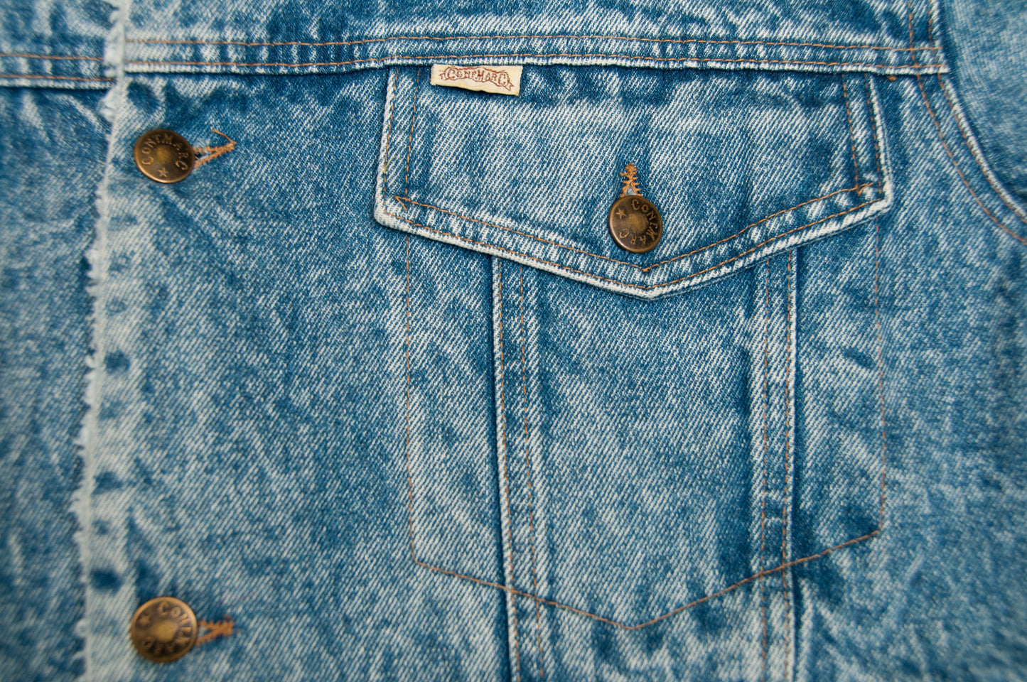 Vintage ConfMarc Jeans farkkutakki 80-luvulta (M)