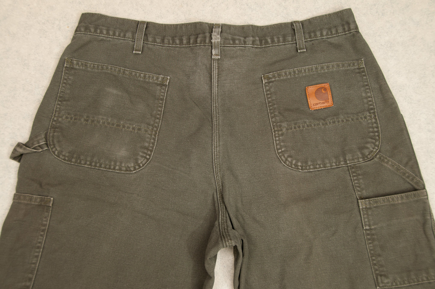 Vintage Y2K Carhartt Utility työhousut flanellivuorella (38x30)