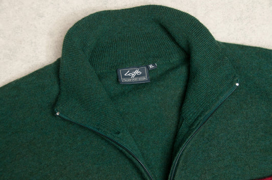 Vintage Lotto villatakki 90-luvulta (M)