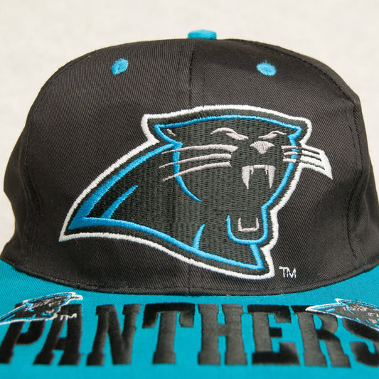 Vintage NFL Carolina Panthers lippalakki 90-luvulta (S-M)