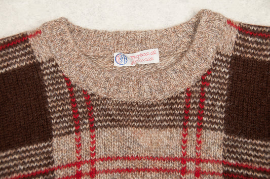 Vintage SSB Marca di Fiducia villapaita 70-luvulta (S)