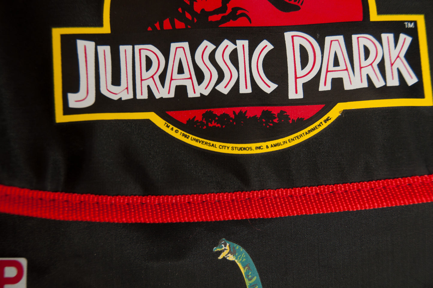 Vintage Jurassic Park olkalaukku 90-luvulta