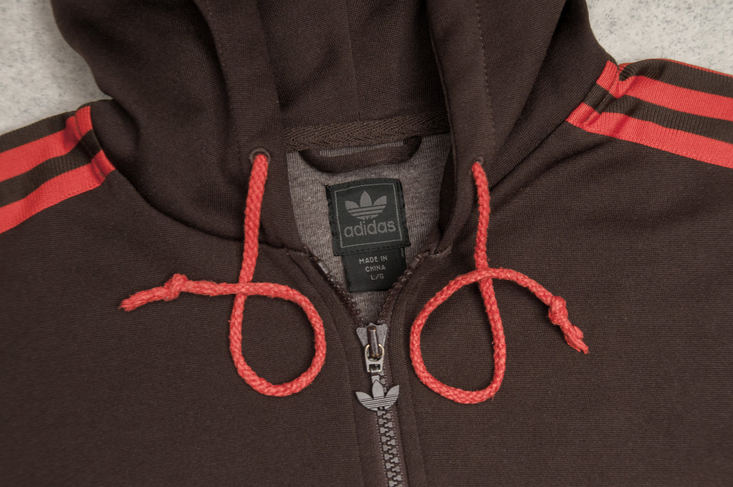 Y2K Adidas Originals verkkahuppari (L)