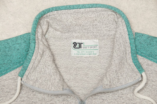 Vintage Due T Sport 1/3-zip-paita 80-luvulta (M)