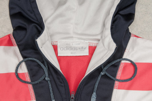 Vintage Adidas verkkahuppari 80-luvulta (XS)