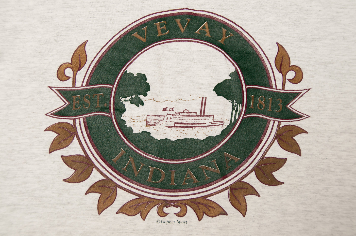 Vintage Vevay Indiana t-paita 90-luvulta (L)