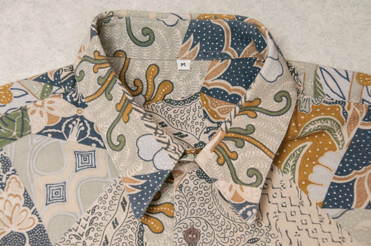 Vintage italialainen kesäpaita 80-luvulta (S)