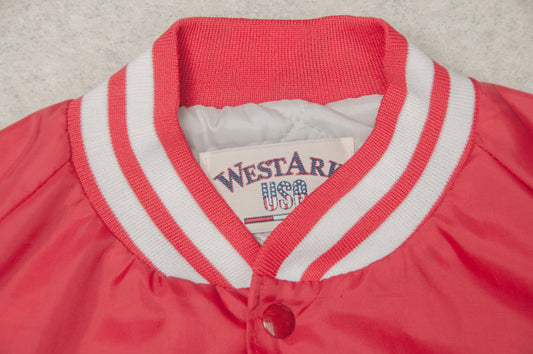 Vintage Y2K WestArk x Los Altos All Stars satiinitakki (XL)