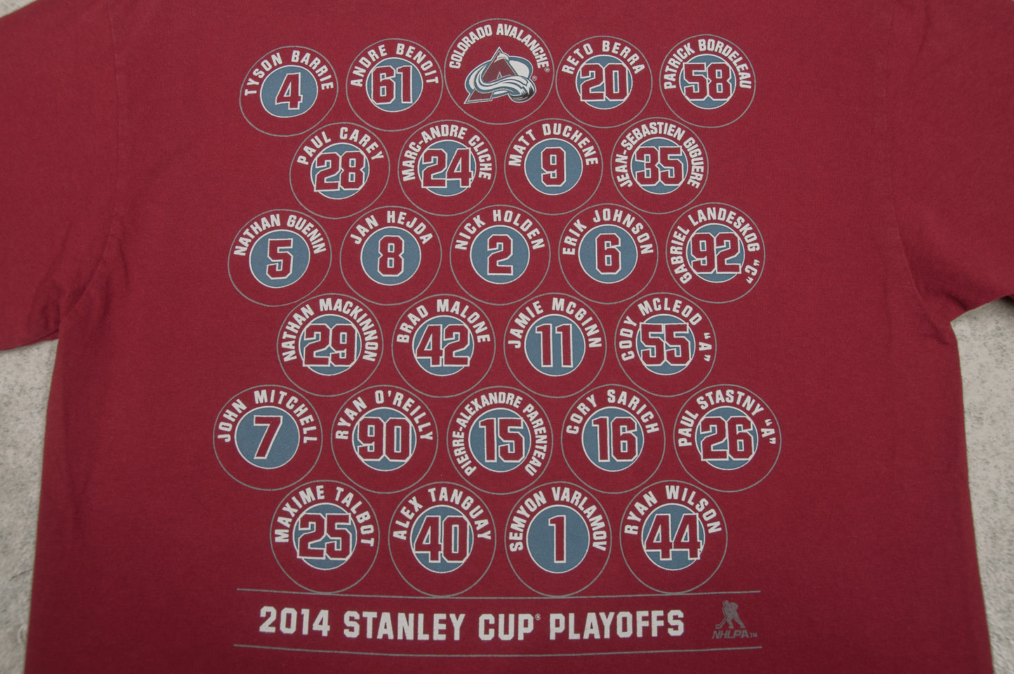 Reebok x NHL Colorado Avalanche t-paita (S)
