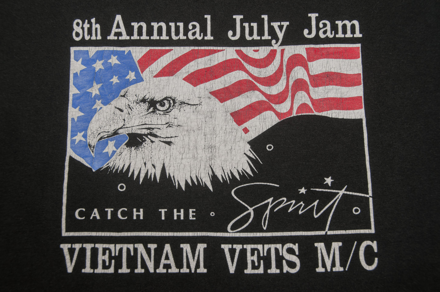 Vintage 8th Annual July Jam t-paita 90-luvulta (M)