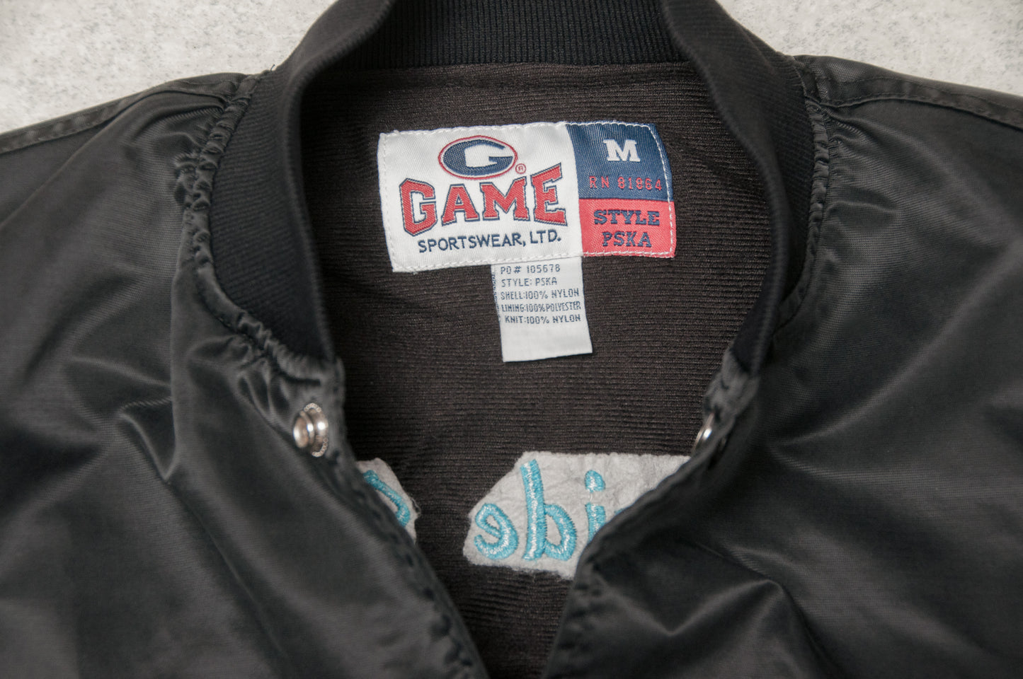 Vintage Y2K Game Sportswear x Step Aside Stables satiinitakki (M)
