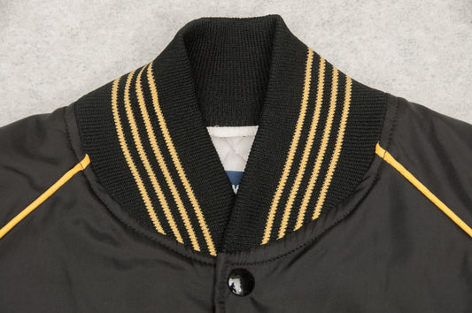 Vintage Holloway x Great Western Malting Co. satiinitakki 90-luvulta (L)