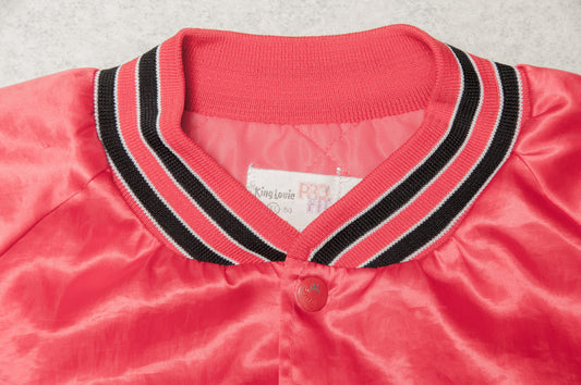 Vintage King Louie x Linn-Mar Lions Football satiinitakki 80-luvulta (XL)
