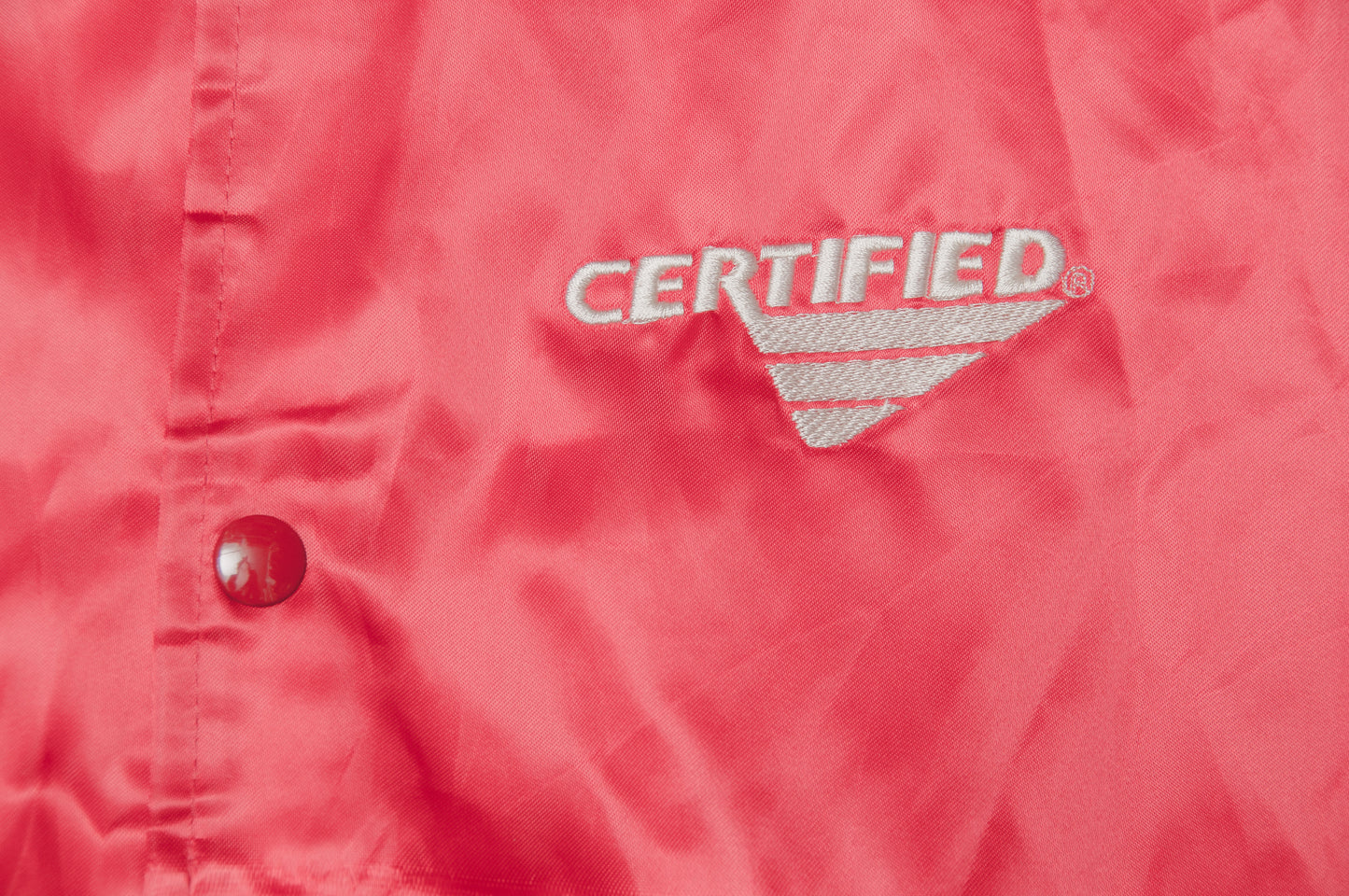Vintage Chalk Line x Certified satiinitakki 90-luvulta (XL)