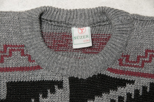 Vintage Süzer villapaita 80-luvulta (S)