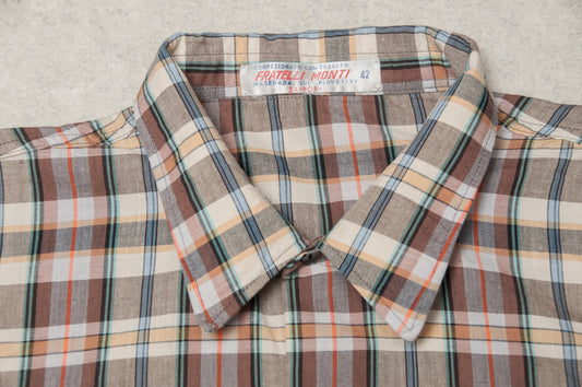 Vintage Fratelli Monti ruutupaita 70-luvulta (M)