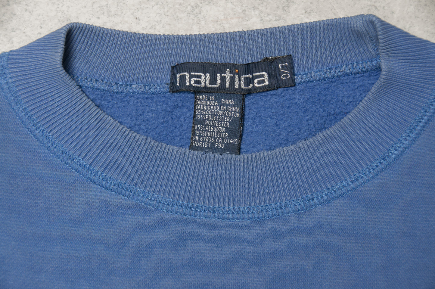 Vintage Nautica - Team Nautica USA collegepaita 90-luvulta (XL)
