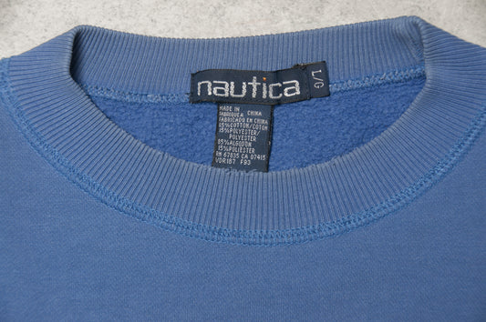 Vintage Nautica - Team Nautica USA collegepaita 90-luvulta (XL)