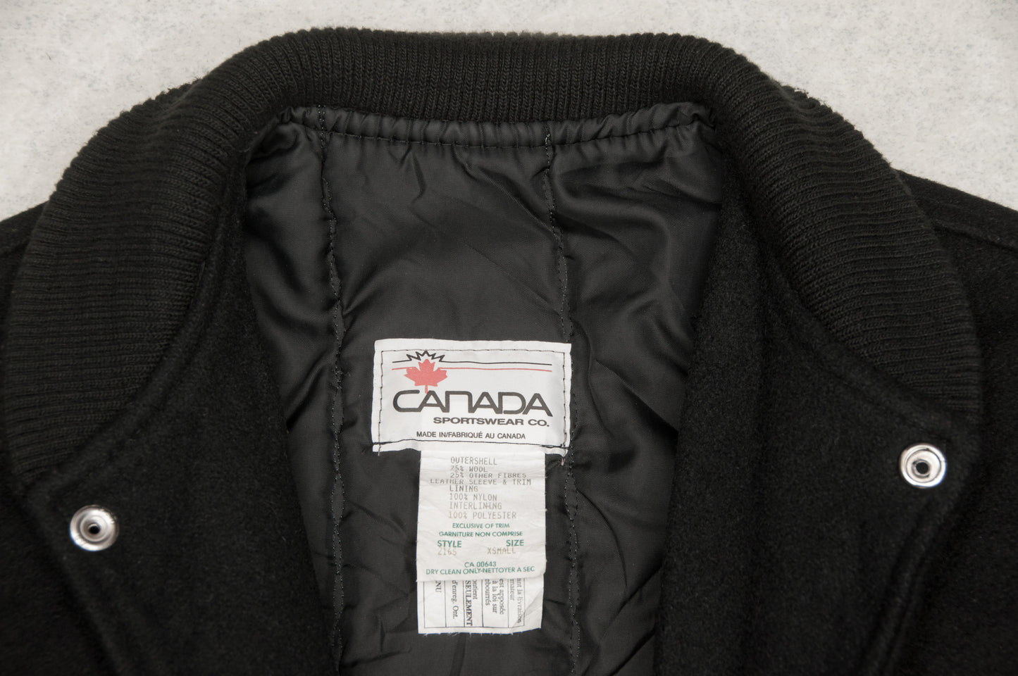 Vintage Canada Sportswear varsitytakki 90-luvulta (XS)